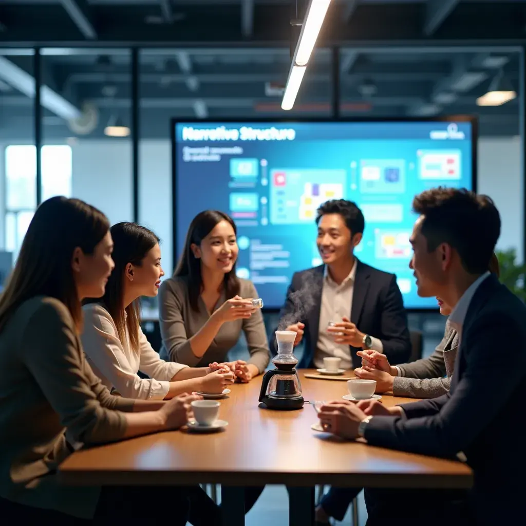 Professional business solutions illustration